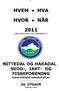 HVEM HVA HVOR NÅR. NITTEDAL OG HAKADAL SKOG-, JAKT- OG FISKEFORENING www.nittedal-hakadal-jff.no. 24. UTGAVE Opplag 1000 (MED REFERAT FRA ÅRSMØTET)