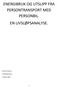 ENERGIBRUK OG UTSLIPP FRA PERSONTRANSPORT MED PERSONBIL. EN LIVSLØPSANALYSE.