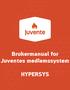 Brukermanual for Juventes medlemssystem HYPERSYS