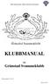 KLUBBMANUAL for Grimstad Svømmeklubb