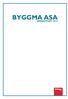 byggma asa Årsrapport 2014