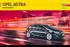 OPEL ASTRA. Instruksjonsbok