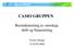 CAMO GRUPPEN. Restrukturering av eierskap, drift og finansiering. Sverre Stange 15 JUNI 2005