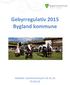 Gebyrregulativ 2015 Bygland kommune