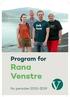 Program for Rana Venstre