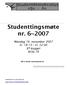 Studenttingsmøte nr. 6~2007