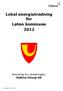 Lokal energiutredning for Løten kommune 2012