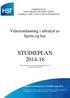 STUDIEPLAN 2014-16. Videreutdanning i ultralyd av hjerte og kar CURRICULUM POST GRADUATE EDUCATION CARDIAC AND VASCULAR ULTRASOUND