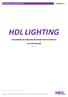 HDL LIGHTING VEILEDNING OG KOBLINGSSKJEMAER FOR STYRING AV 24V LED-ANLEGG