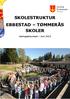 SKOLESTRUKTUR EBBESTAD TØMMERÅS SKOLER. Høringsdokument Juni 2013