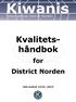 Kvalitetshåndbok. for. District Norden