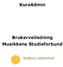 KursAdmin. Brukerveiledning Musikkens Studieforbund