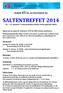 SALTENTREFFET 2014 18. 19. oktober i svømmehallen Bodin Videregående Skole