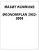 MÅSØY KOMMUNE ØKONOMIPLAN 2002-2005