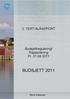 2. TERTIALRAPPORT. Budsjettregulering/ Rapportering Pr. 31.08.2011 BUDSJETT 2011. Herøy kommune