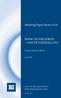 Working Paper Series 5/14 BANK OG PØLSEBOD HVA ER FORSKJELLEN? Arne Jon Isachsen CME/BI. Juni 2014