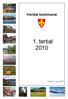 1. tertial 2010. Verdal, 9. juni 2010 11.01.06