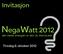 Invitasjon. NegaWatt 2012 den beste energien er den du ikke bruker