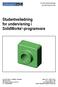 Studentveiledning for undervisning i SolidWorks -programvare