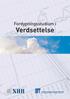 Fordypningsstudium i. Verdsettelse