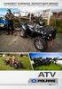 hardest working. smoothest riding. ATV QUADRICYCLE EU-TRAKTOR Tilbehør / Bekledning ATV