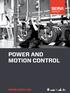 POWER AND MOTION CONTROL