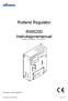 Rutland Regulator. RWS200 Instruksjonsmanual (Part No. CA-11/20 12v CA-11/21 24 v)