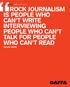 Rock journalism is people who can t write interviewing people who can t talk for people who can t read Frank Zappa