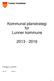 Kommunal planstrategi for Lunner kommune 2013-2016