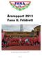 Årsrapport 2013 Fana IL Friidrett