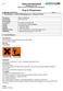 Sikkerhetsdatablad utferdiget i samsvar med REACH-forskriften, EC 1907/2006 og forskrift (EC) 453/2010