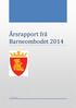 Å rsrapport fra Barneombodet 2014