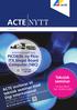 ACTE NYTT. Teknisk seminar. ACTE inviterer til teknisk seminar med Digi International. 14 mai 2013, Tid: 10.00-15.00