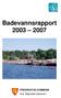 Badevannsrapport 2003 2007