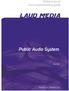 Brukermanual med troubleshooting guide HLS. Public Audio System. Rev. 1105. Manual for PAS Rev. 1105 Page 1 of 12