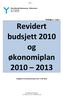 Revidert budsjett 2010 og økonomiplan 2010 2013