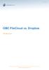 OBC FileCloud vs. Dropbox