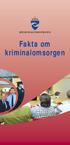 Fakta om kriminalomsorgen