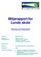 Miljørapport for Lunde skole