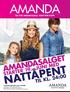 AMANDA NATTÅPENT AMANDASALGET STARTER 19. JUNI MED TIL KL. 24:00 TID FOR AMANDASALG. ROM FOR KUPP.