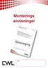 Monterings anvisninger