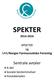 SPEKTER. Sentrale avtaler A-del Sosiale bestemmelser Hovedavtalen. SPEKTER og SAN/Norges Farmaceutiske Forening 2014-2016