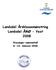 Landsdel Årsklassemønstring Landsdel ÅMØ - Vest 2008