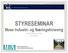 STYRESEMINAR Moss Industri- og Næringsforening Hotell Refsnes Gods 21.4.2015