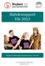 Halvårsrapport Vår 2013