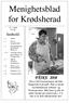 Menighetsblad for Krødsherad