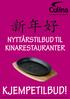 KJEMPETILBUD! NYTTÅRSTILBUD TIL KINARESTAURANTER