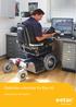 Elektriske rullestoler fra Etac AS