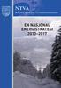 en nasjonal energistrategi 2013 2017 NTVA Norges Tekniske Vitenskapsakademi en nasjonal energistrategi 2013 2017