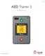 AED Trainer 3. Bruksanvisning. www.laerdal.com